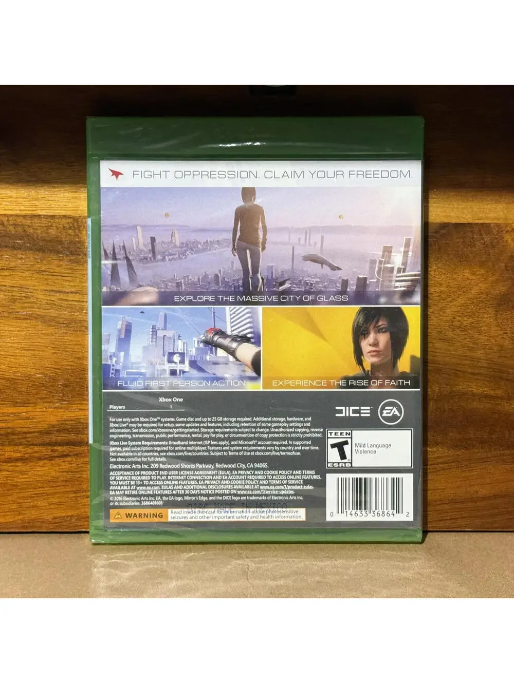 Mirror's Edge: Catalyst (Microsoft Xbox One, 2016) - BRAND‎ NEW SEALED